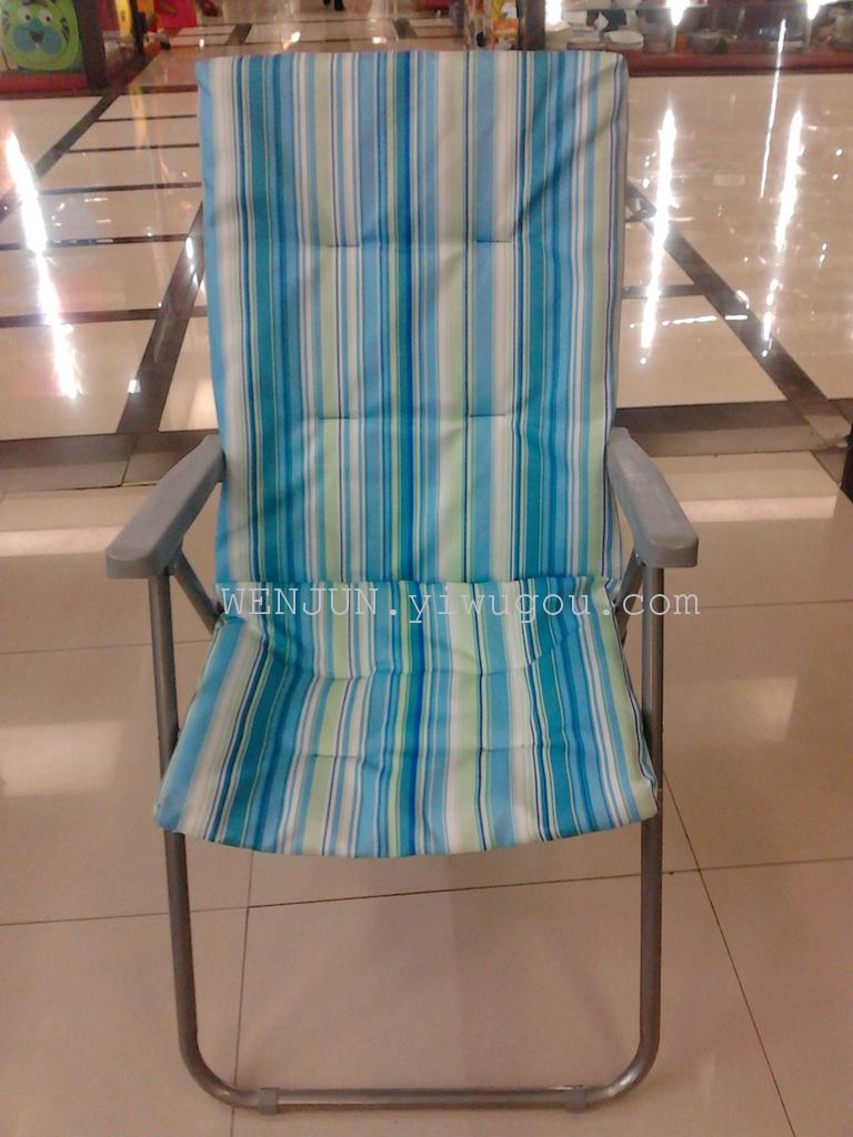 Cotton Oxford folding chair lunch lounge chair backrest chair couch lounger dormitory lounge chair thumbnail