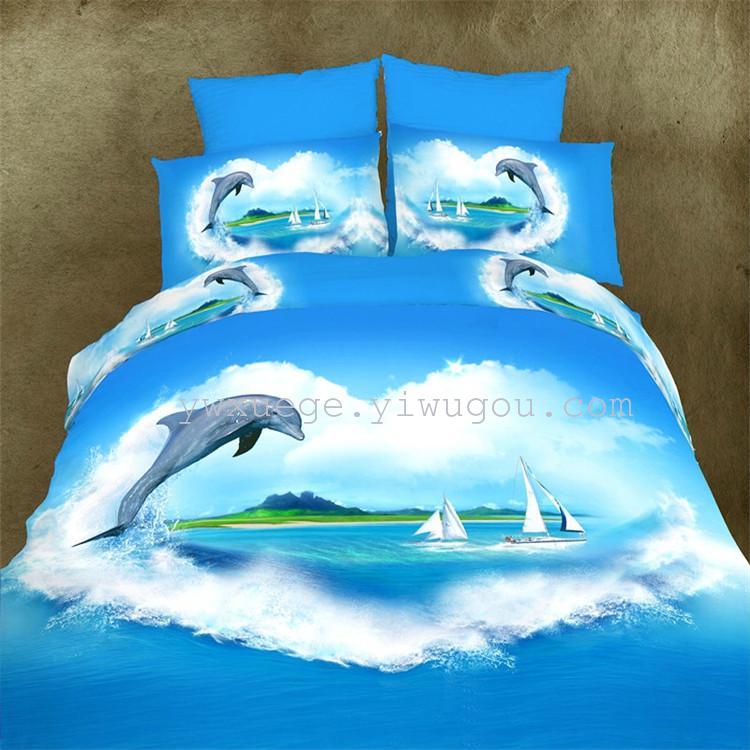 Xuege Home Textiles' new autumn and winter Super Soft and warm plush wedding bedding set, 3D stereoscopic large flower factory direct sale - Fairy of Flowers Application Scenario