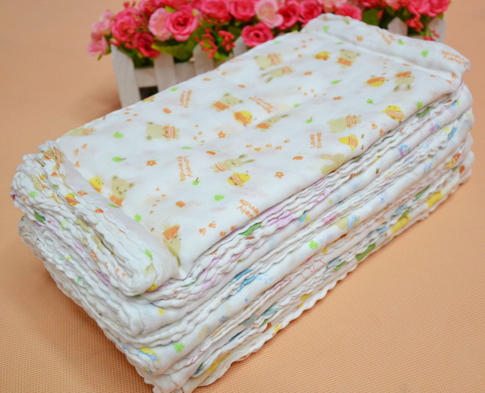 高密度纱布手帕 洗脸巾口水巾喂奶巾面巾擦手巾纱布吸汗巾