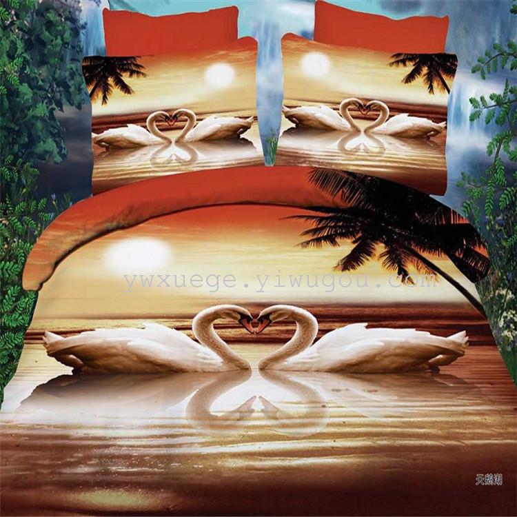 The new product, the brushed and warm bedding, is so soft that you won't be able to put it down. Factory direct sales, Dream Paris Application Scenario