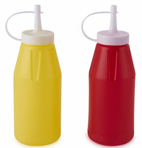 Plastic seasoning bottle, salad bottle, juicer, jam bottle, vinegar pot, soy sauce pot 35826 Specification image