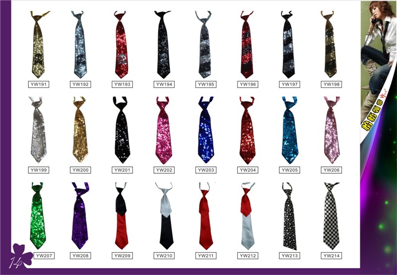 Sequined tie factory direct sales