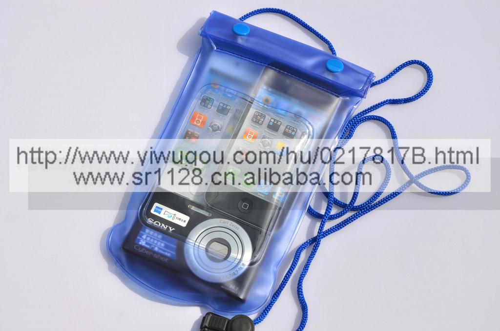 PVC waterproof mobile phone bag, suitable for holding large-screen mobile phones ranging from 4.8 to 5.5 inches Application Scenario