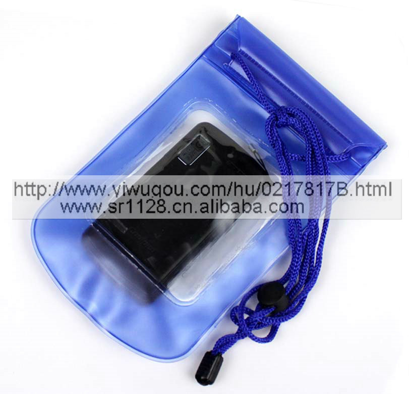PVC waterproof mobile phone bag, suitable for holding large-screen mobile phones ranging from 4.8 to 5.5 inches Specification image