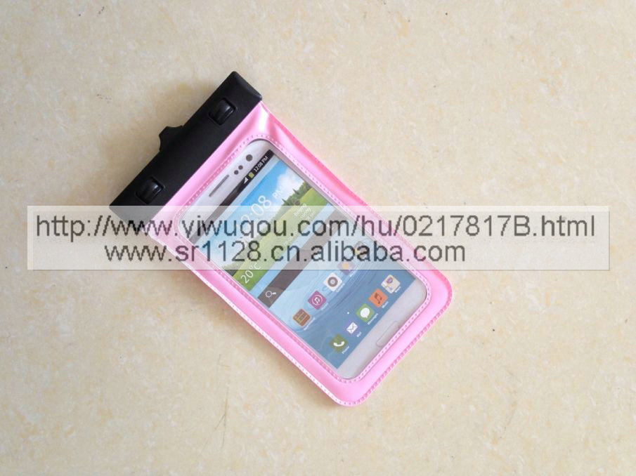كيس مقاوم للماء مقاوم للماء من طراز PVC يحتوي على شاشة كبيرة للبيع، 4.8 إلى 5.5 بوصات details Picture