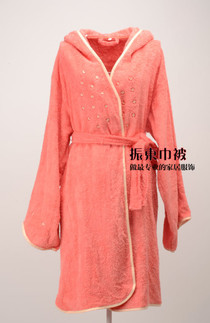 Export high-grade cotton towel material bathrobe bathrobe