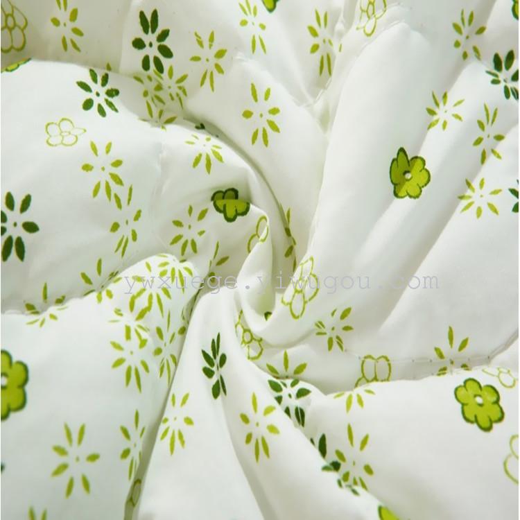 Xuege Home Textiles' summer quilts are selling well. A comfortable choice for summer quilts - Alice Green Flower Language details Picture