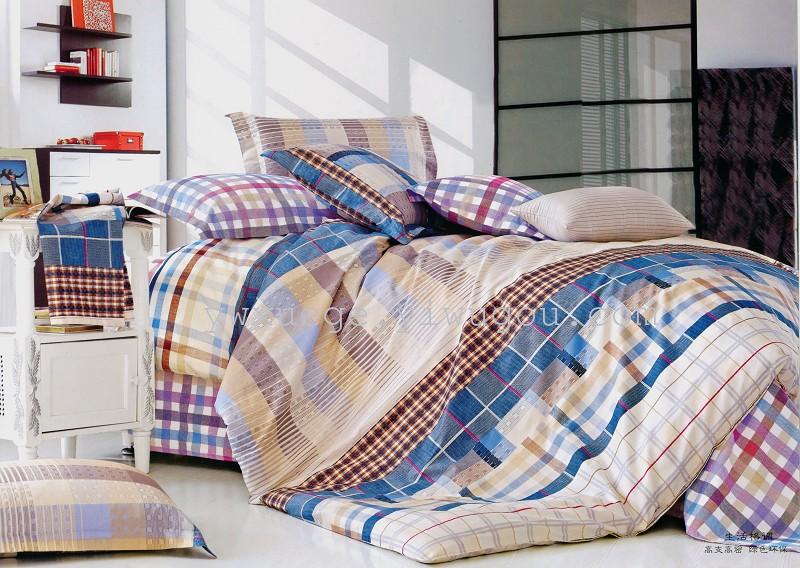 Snow Pigeon Bedding All-cotton four-piece Set series, all-cotton export series, reactive dyeing factory direct sales - Life style