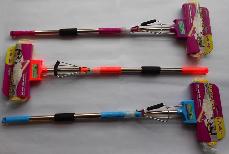Manufacturers direct 28cm stainless steel cotton mop PVA miter mop clamp mop wholesale