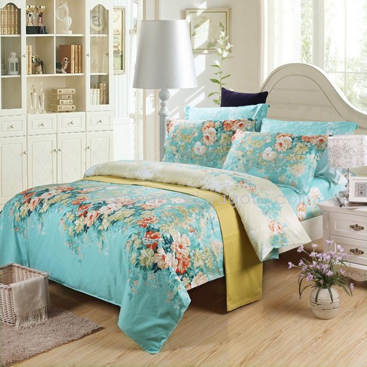 Pure cotton authentic new Alice cotton four-piece simple fashion bedding manufacturers direct sales