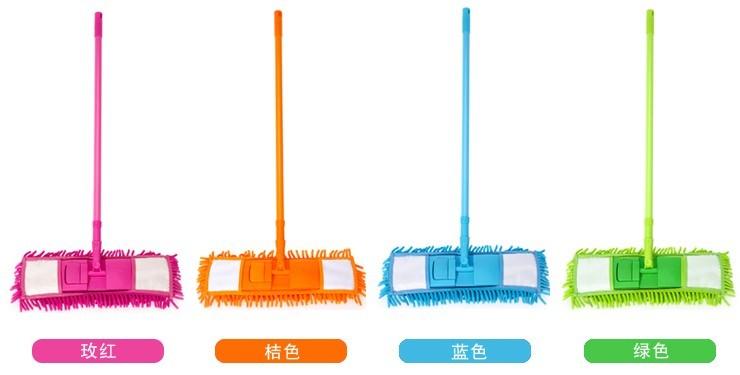 Chenille Card plate tows 360 degree rotary mop mop