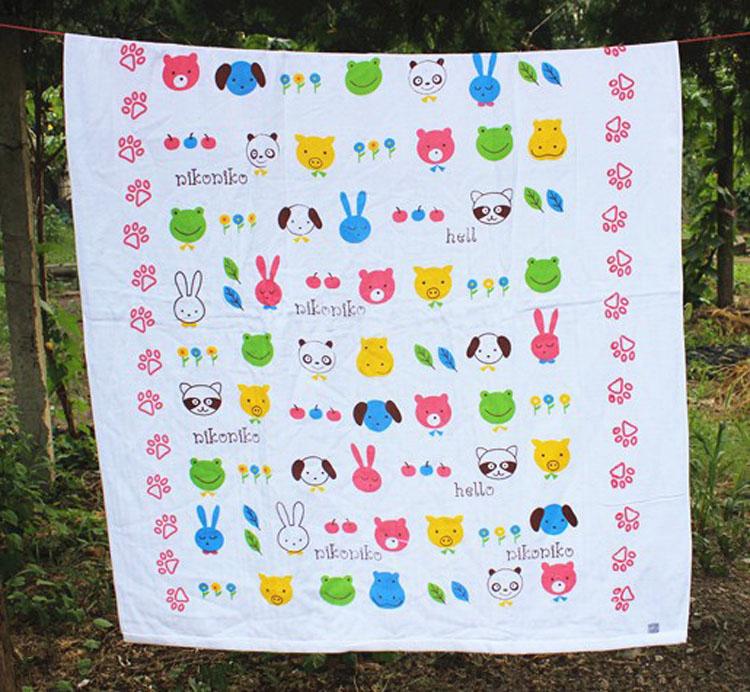 Double-layer honeycomb 120*140 gauze bath towel, children's air conditioning blanket, baby summer cooling quilt, baby bath towel