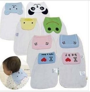 Children's gauze sweat-absorbing wipes, baby sweat pads, sweat-absorbing wipes, four-layer back pads, small size