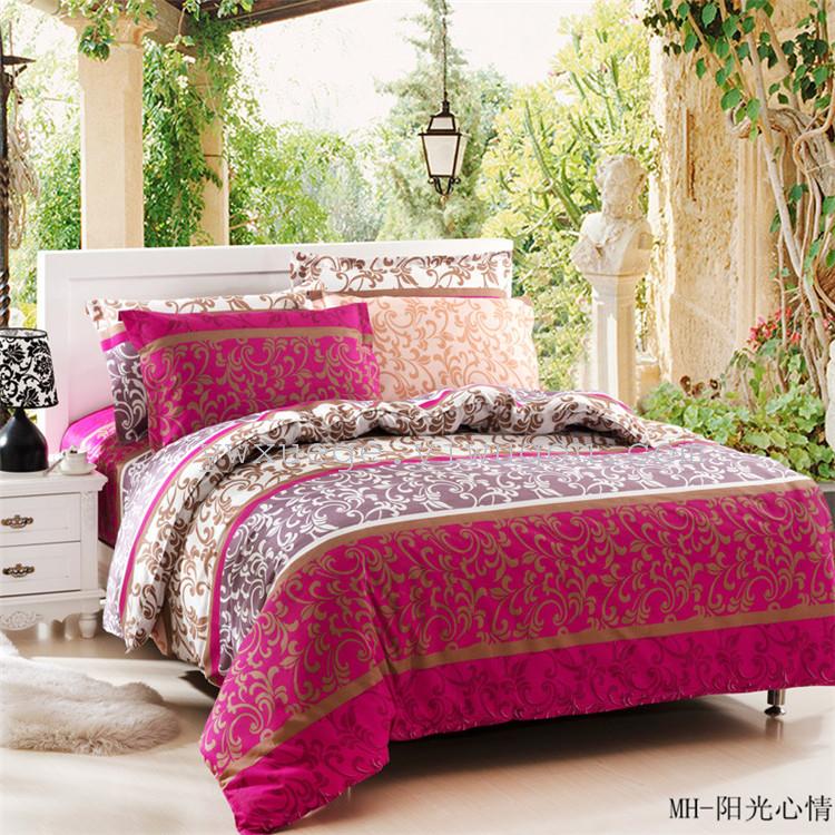 Xuege Home Textiles' new product launch: The fashionable and romantic "Flowing Years" series Diamond Fleece Four-piece set, factory direct sales Specification image