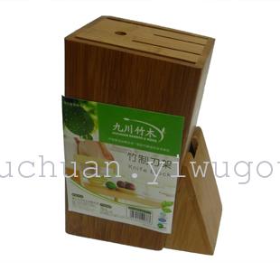Jiuchuan bamboo and wood knife holder bamboo solid wood antibacterial and environmental protection knife holder