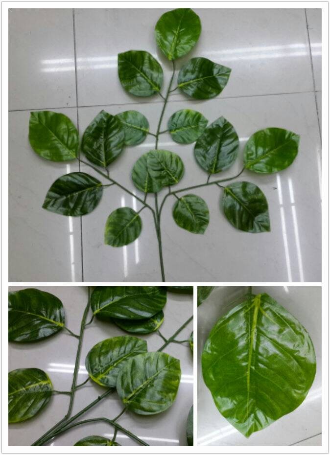 Simulation magnolia branch simulation branch simulation big leaf simulation magnolia leaf plastic magnolia leaf simulation apple leaf simulation leaf