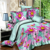Textile snow pigeon bedding bedding new market 3D polyester cotton bedding bedding bedding four sets manufacturers direct Prague