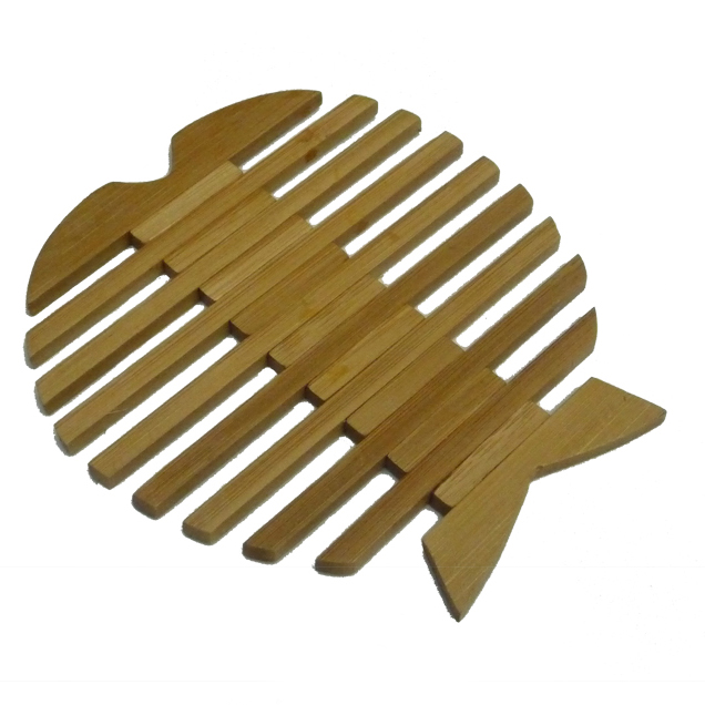 Jiuchuan bamboo fish - shaped bamboo pad pot pad heat insulation pad