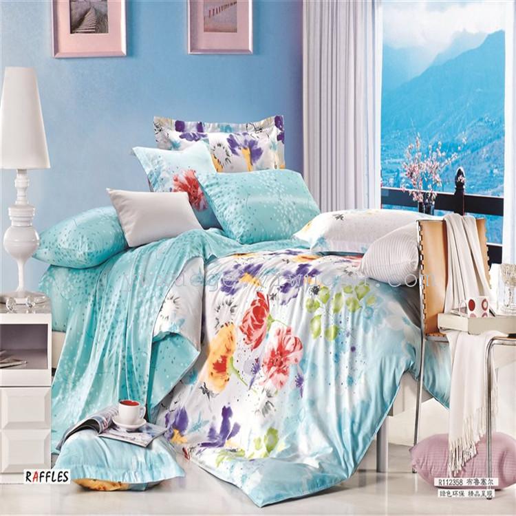 Four-piece wedding bedding set, 100% cotton reactive printing, excellent breathability, factory direct sales - Fantasy Phantom Specification image