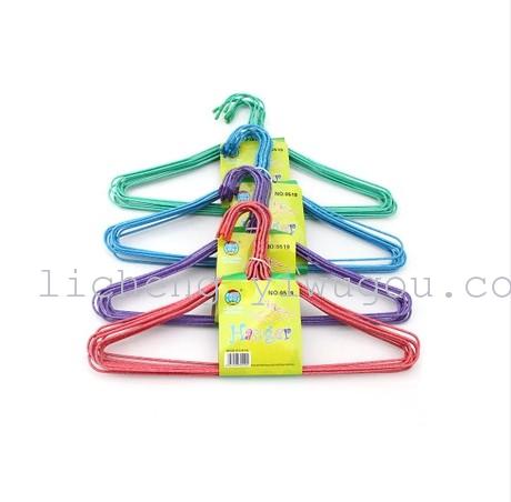 Wire coated plastic drying rack Drying rack Hanging clothes rack impregnated plastic clothes rack clothes brace