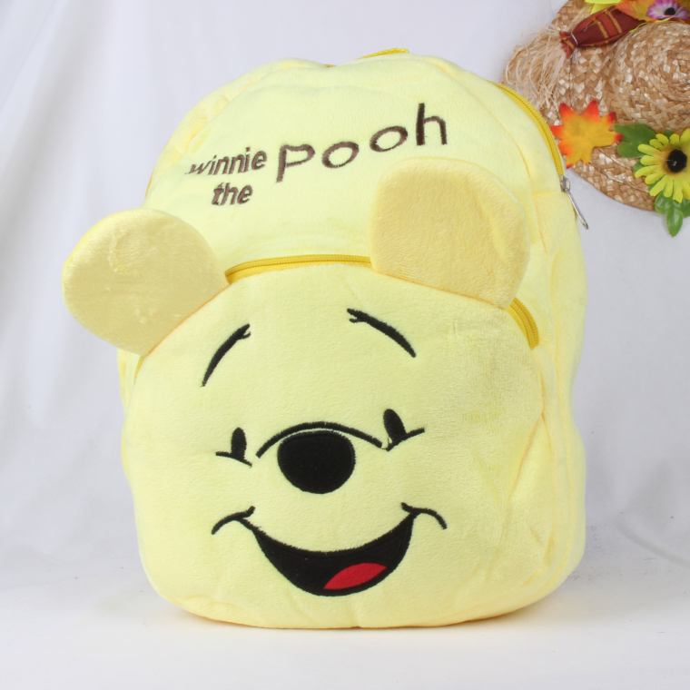 Strawberry plush schoolbag, plush animal embroidery schoolbag, schoolbag backpack, children's schoolbag, toy bag Application Scenario