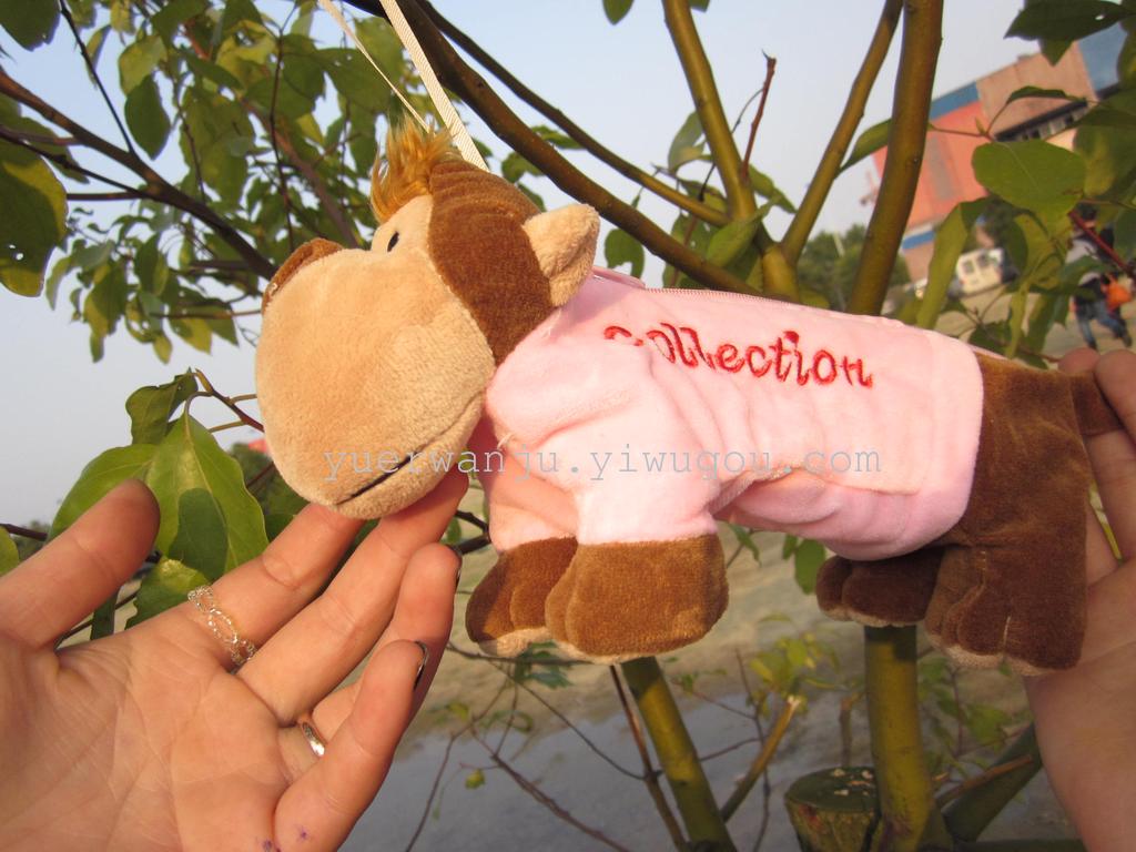 Plush pen case, portable dog pen case, student pen case, export pen case for foreign trade Specification image