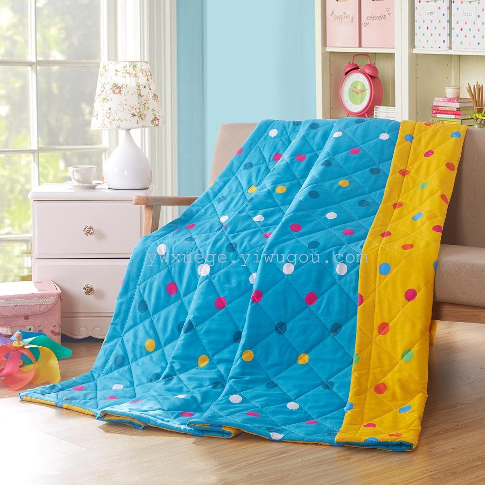 Washable summer cooling quilt, non-fading air conditioner quilt, thin quilt for single and double people, student quilt core, children's quilt special offer, Snow Pigeon Home textiles details Picture