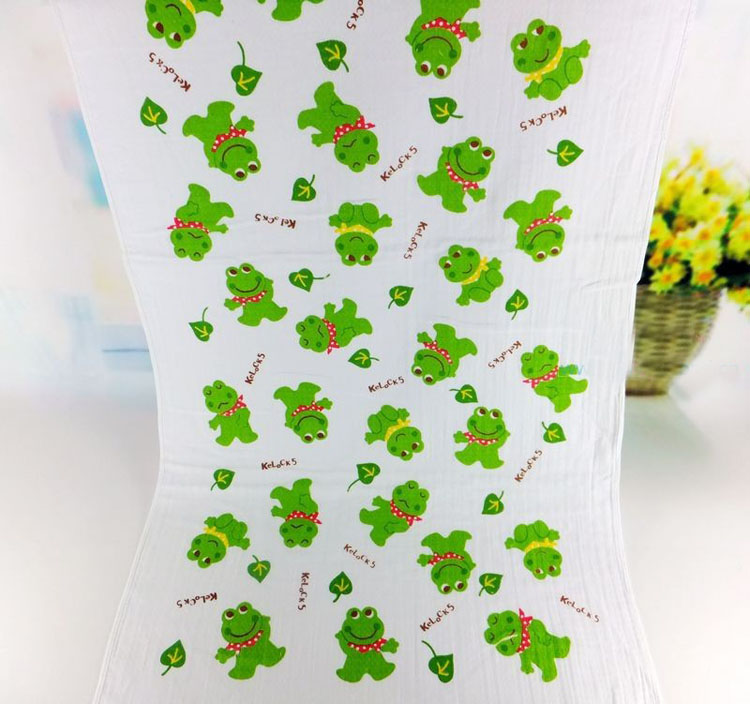 Honeycomb gauze 70*140 bath towel, children's large bath towel, foreign trade printed bath towel Application Scenario