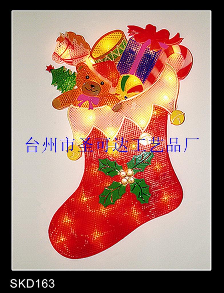 Christmas lights bracket lights shape lights Holiday lights socks