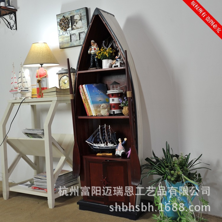 特价促销 新品促销 收纳柜 140CM船型储物柜 地中海风格MA03028C