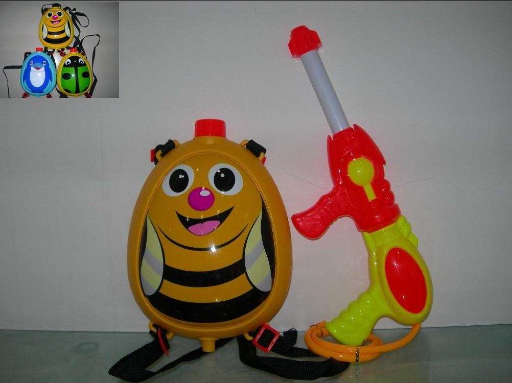 002-4 Backpack: 3 types of animal water gun backpacks full figure
