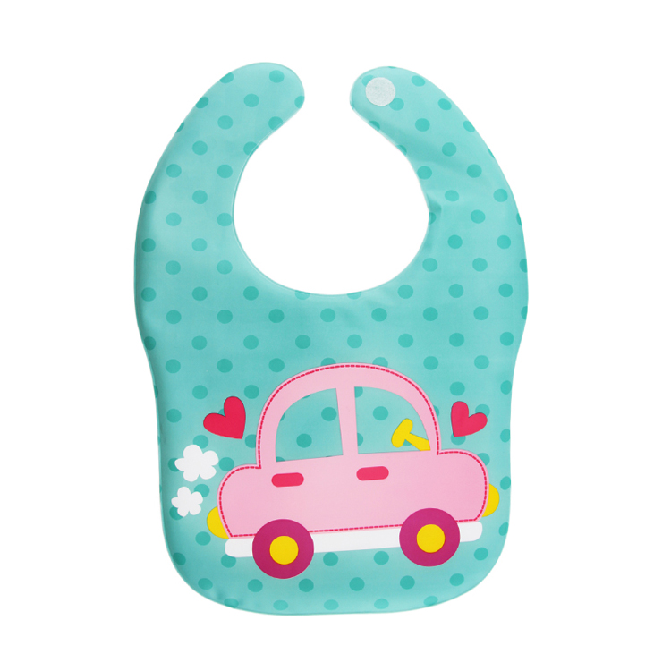 Baby waterproof bib, EVA eco-friendly three-dimensional saliva towel, feeding bag, baby products Specification image