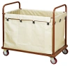 Shafan Hotel and guesthouse long linen cart laundry room collection cart Specification image