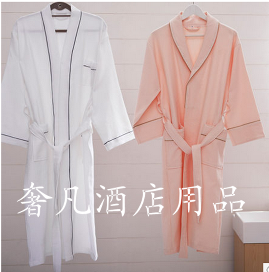 奢凡全棉华夫格浴衣 睡袍 酒店宾馆睡衣
