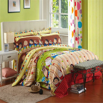 Velvet four sets of snow pigeon home textile export processing custom-made a hair bedding sheet quilt set of four sets