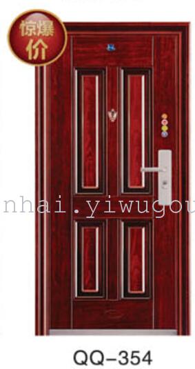 Wooden door, interior door, paint-free door, anti-theft door QQ-349 details Picture