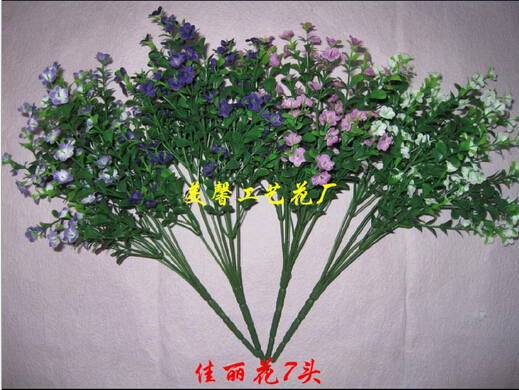 Wholesale artificial spring beauty flowers, garden beauty flowers, factory direct sales of artificial beauty flowers Specification image