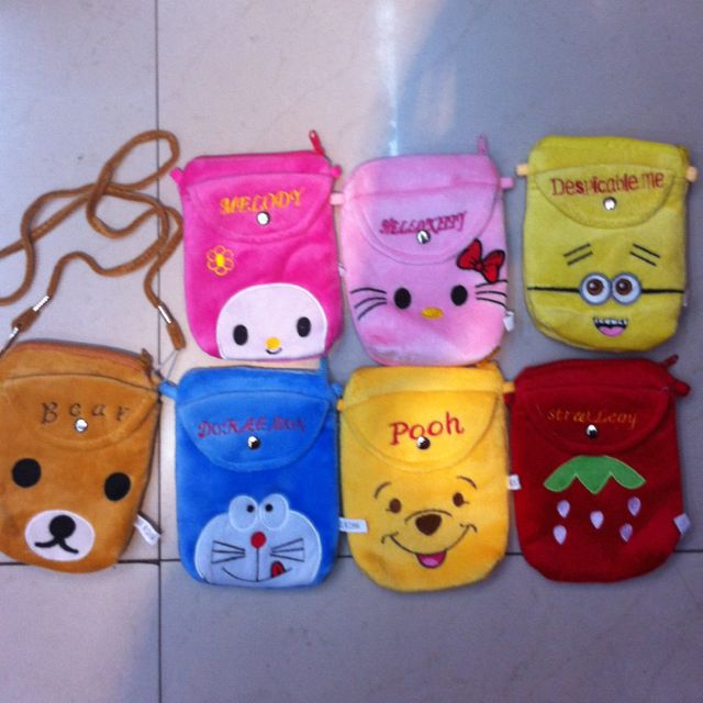 Plush shoulder bag