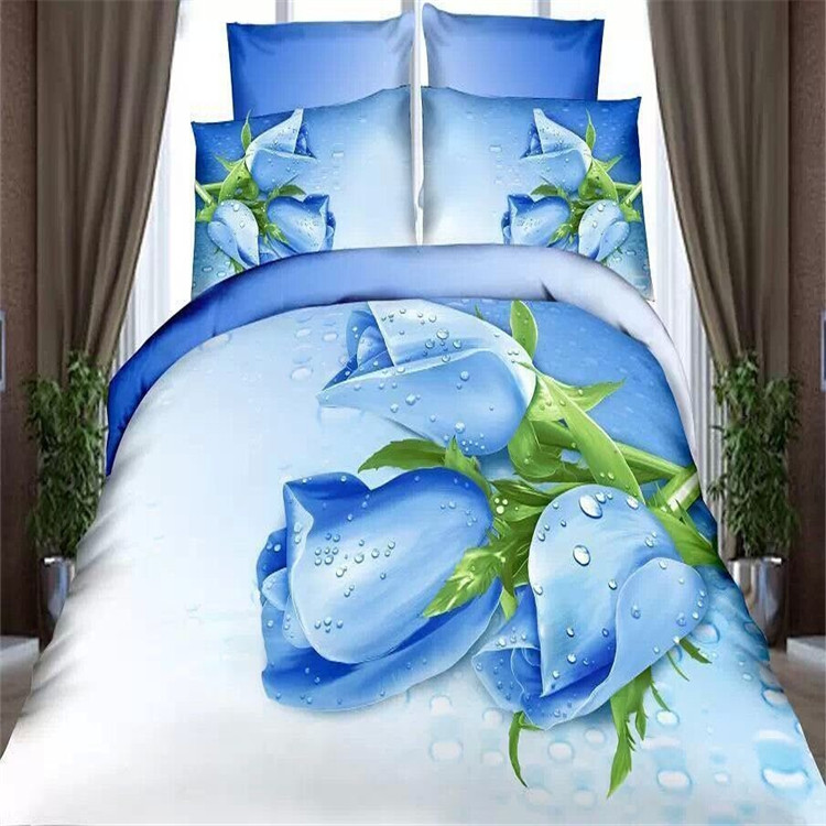 Yiwu snow dove impresión reactiva 5D cama tridimensional pintura al óleo versión grande cama de flores venta directa de fábrica Application Scenario