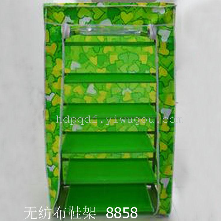 6层无纺布鞋架 防水鞋架 8858-6