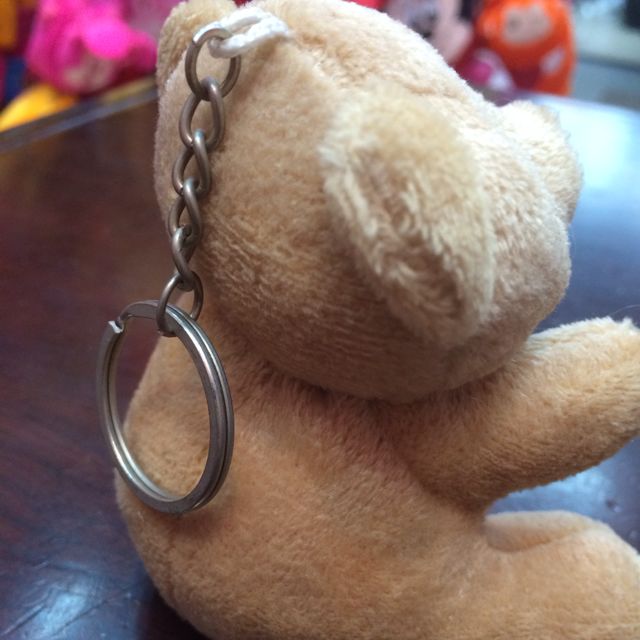 Plush pendant, little bear pendant, plush keychain, little bear details Picture