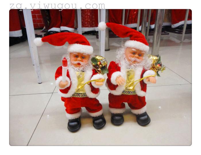 9123 10-inch small electric shaking and dancing Santa Claus Christmas decoration items