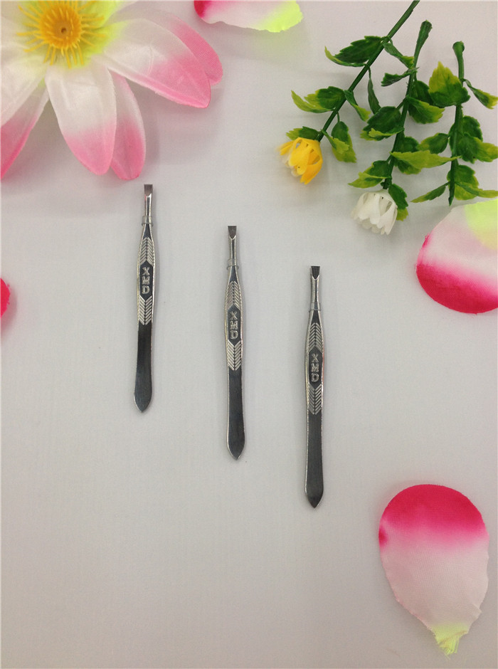 Xinmeida Eyebrow tongs/Eyebrow pliers/Stainless steel tweezers/eyebrow tongs/Pliers wholesale details Picture