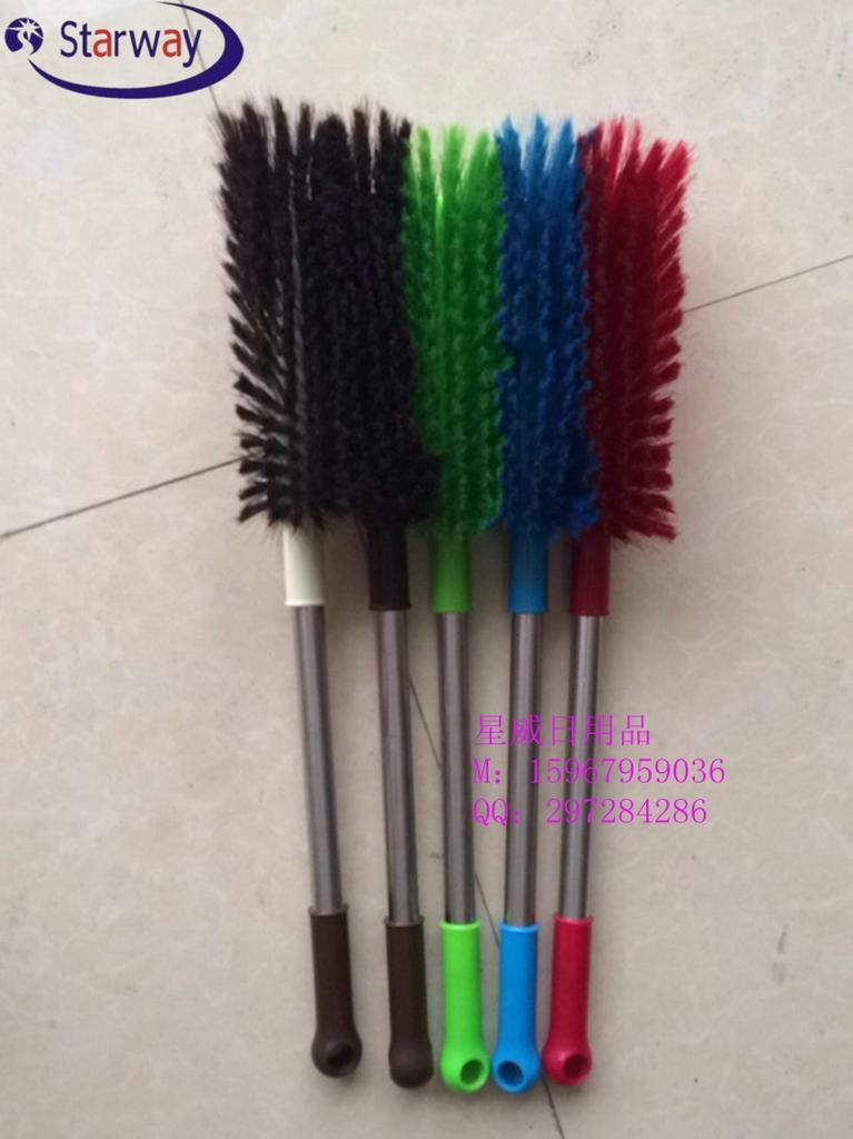 Bed brush, stainless steel rod bed brush, plastic bed brush, small bed brush