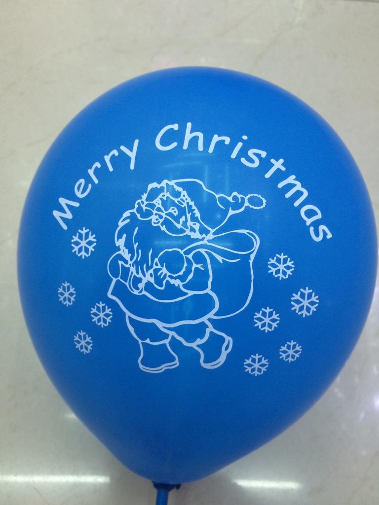 Factory direct sales of Christmas balloons, Happy New Year! Regular 1.5g, available in stock. Festival balloons Specification image