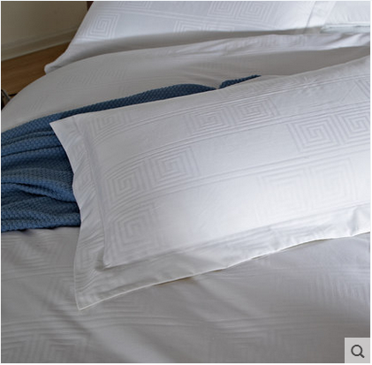 Shefan Hotel Supplies: 60-piece all-cotton jacquard bed sheet and duvet cover set Application Scenario