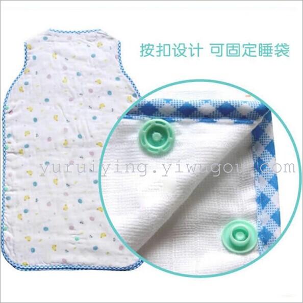 Four-layer gauze sleeping bag/Baby sleeping bag/baby vest anti-kick blanket, large size details Picture