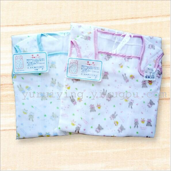 Four-layer gauze sleeping bag/Baby sleeping bag/baby vest anti-kick blanket, large size Specification image