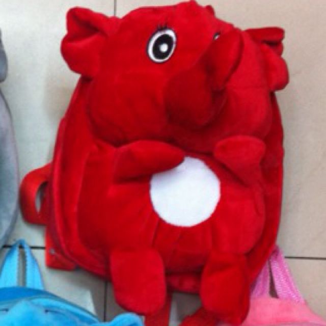 Plush schoolbags, children's schoolbags, toy bags, elephant schoolbags, cartoon toy bags, children's backpacks, kindergarten backpacks Specification drawing