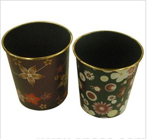 Paper basket plastic garbage can